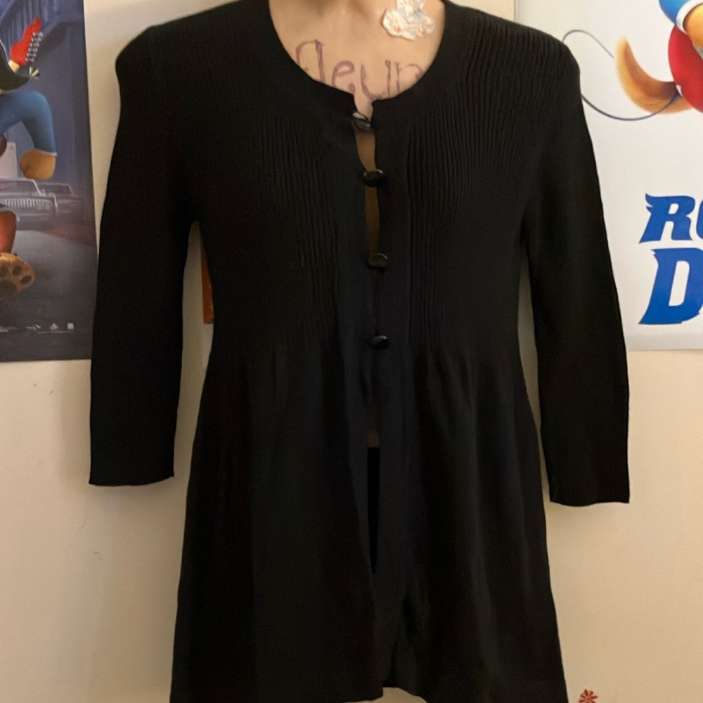 Candie’s Black Cardigan Medium
